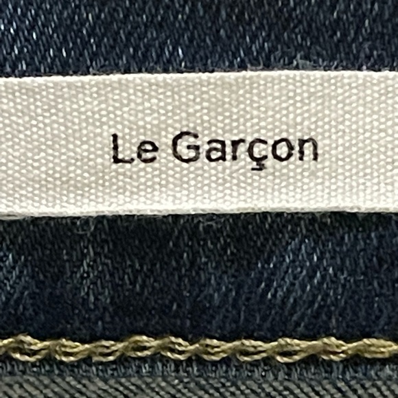 Frame Womens Le Garcon Boyfriend Jeans Size 27 Blue Distressed Covant Midrise - Picture 4 of 15